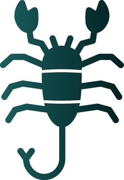 Scorpion Vector Icon Design