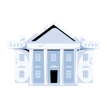 Trendy President House vector