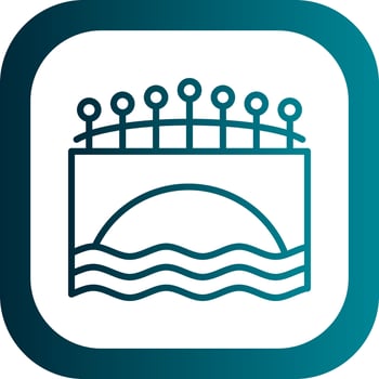 Canal Vector Icon Design