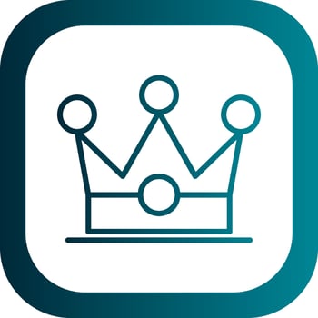 Crown Vector Icon Design