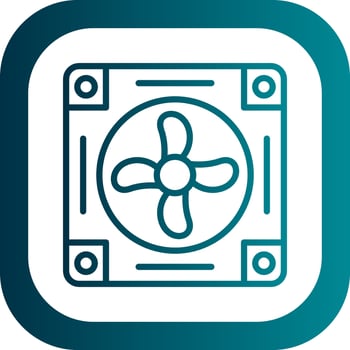 Cooler Vector Icon Design