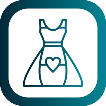 Dress Vector Icon Design