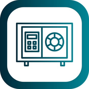 Safe box Vector Icon Design