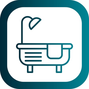 Bathtube Vector Icon Design