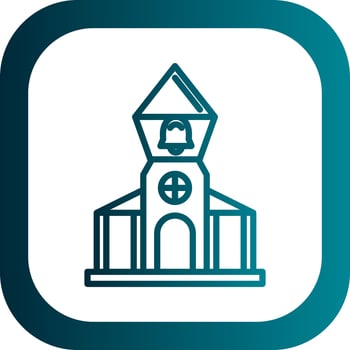 Belfry Vector Icon Design