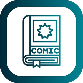 Comic book Vector Icon Design