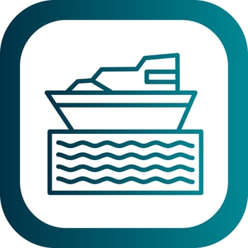 Boat Vector Icon Design
