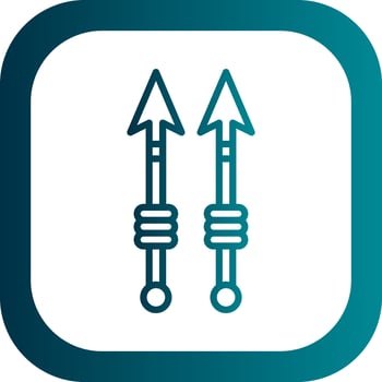 Harpoon Vector Icon Design