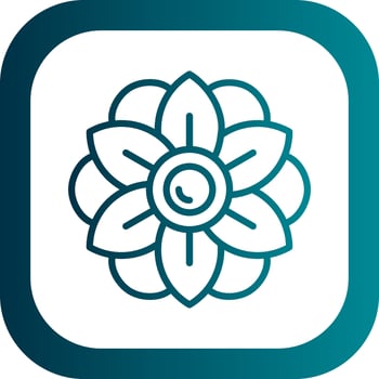Flower Vector Icon Design