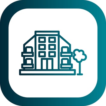 Apartment Vector Icon Design