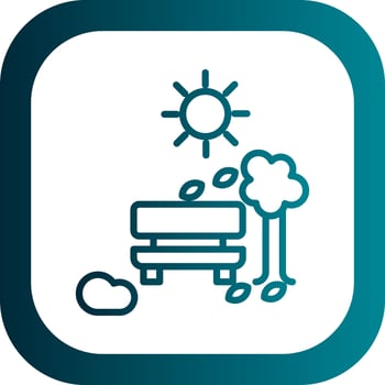Bench Vector Icon Design