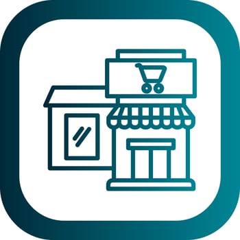 Supermarket Vector Icon Design