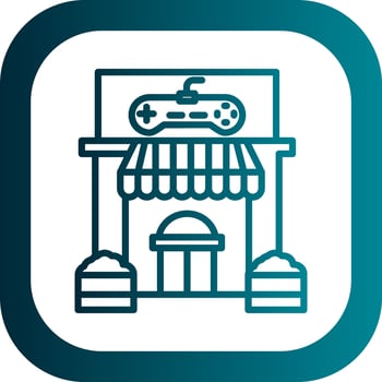 Game store Vector Icon Design