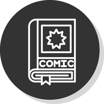Comic book Vector Icon Design