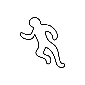 Hand drawn Kids drawing Cartoon Vector illustration crime scene investigation icon Isolated on White Background