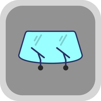 Windshield Vector Icon Design