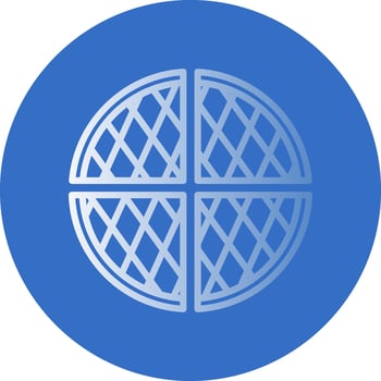 Waffle Vector Icon Design