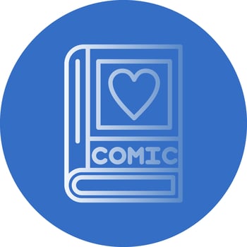 Comic book Vector Icon Design