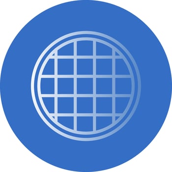 Waffle Vector Icon Design