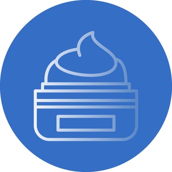 Cream Vector Icon Design