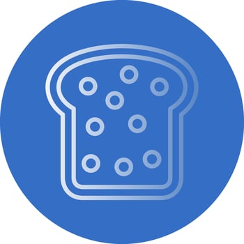 Bread Vector Icon Design