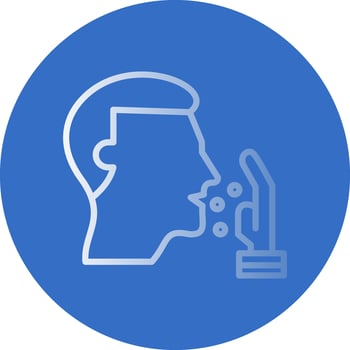 Cough Vector Icon Design