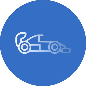Racing car Vector Icon Design