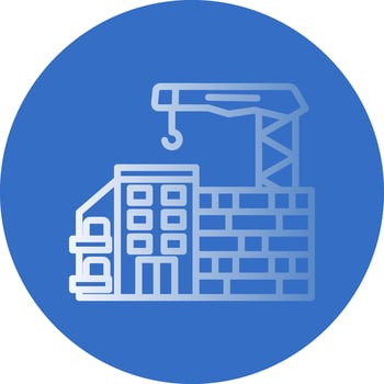 Construction site Vector Icon Design