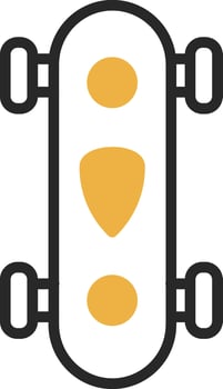 Longboard Vector Icon Design
