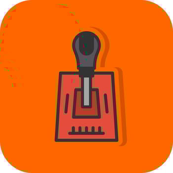 Gearshift Vector Icon Design