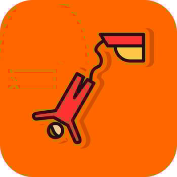 Bungee jumping Vector Icon Design