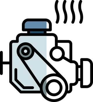 Engine Vector Icon Design