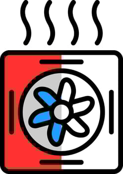 Heat Vector Icon Design