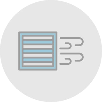 Air filter Vector Icon Design