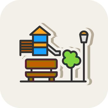 Park Vector Icon Design