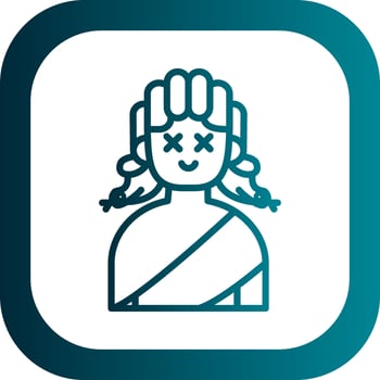 Medusa Vector Icon Design