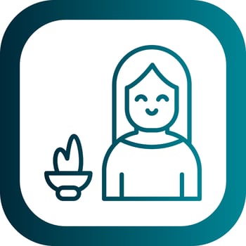 Hestia Vector Icon Design