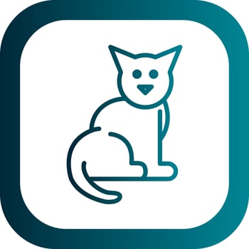 Cat Vector Icon Design