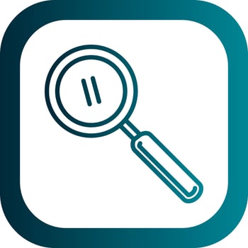 Magnifying glass Vector Icon Design
