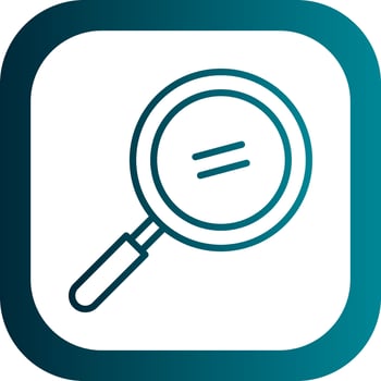 Magnifying glass Vector Icon Design