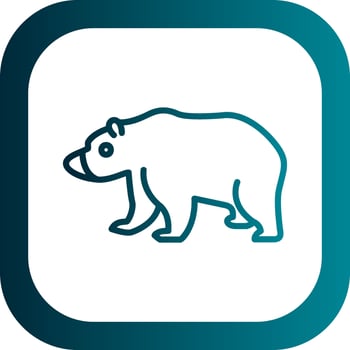 Bear Vector Icon Design