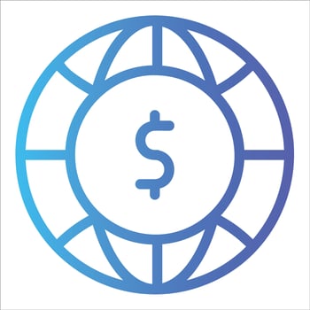 economy in flat design style vector