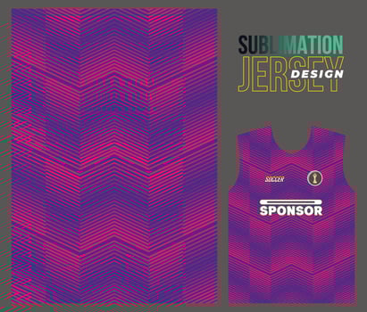 Vector jersey sports design for racing cycling football gaming motocross