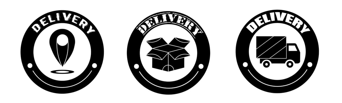 Delivery product sale icon vector illustration. Design for shop and sale banner business.