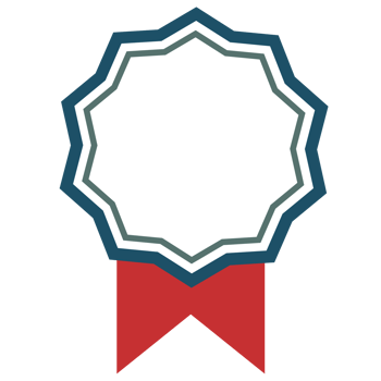 Star Badge Shape Emblem Design, Flat Badge With Ribbon Decoration, Blank Badge Illustration png