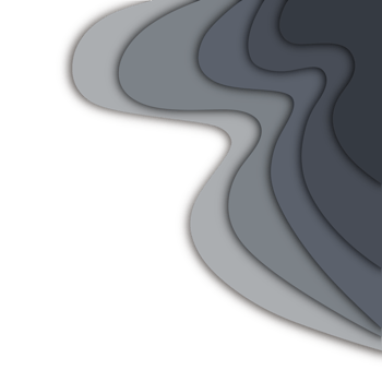 Gradient paper cut style background with gray colours png
