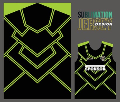 Vector jersey sports design for racing cycling football gaming motocross