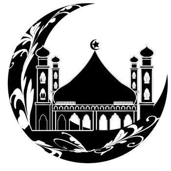 sticker logo icon mosque and moon png