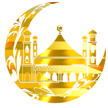 sticker logo icon mosque and moon png