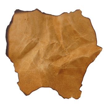Brown Ripped Burnt Paper png